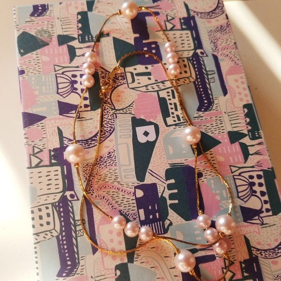 🌻3 for $20🌻Vntge faux pearl necklace - Picture 3 of 5